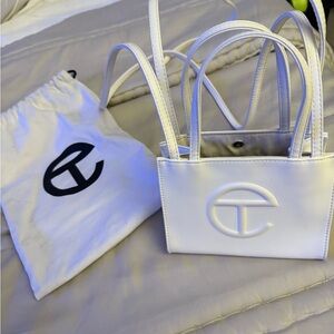 Telfar Cream Mini Bag